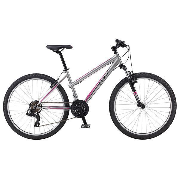 2015 GT Bicycles GT Mountain Silver or Gray and Pink