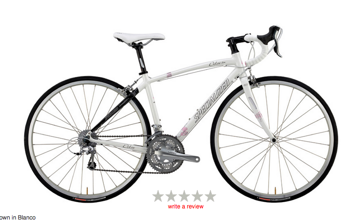 2008 Specialized Dolce Elite  White and Blue