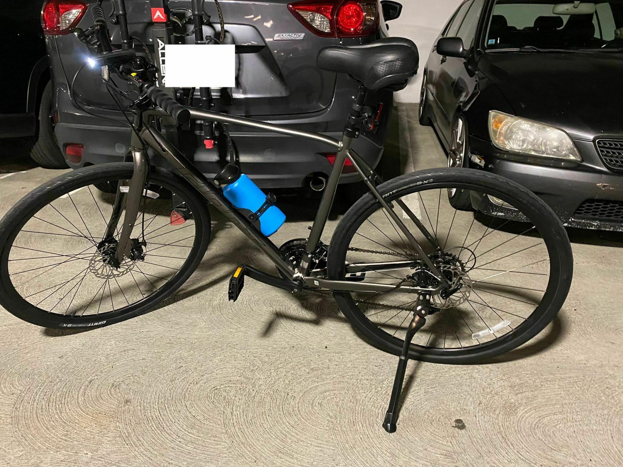 2022 Giant Escape Disc 3 Black and Silver, gray or bare metal