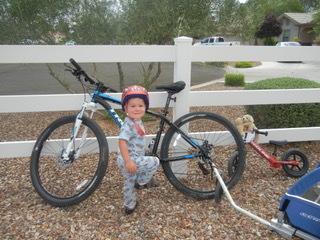 Trek X-Caliber 4 Blue, White, and Black