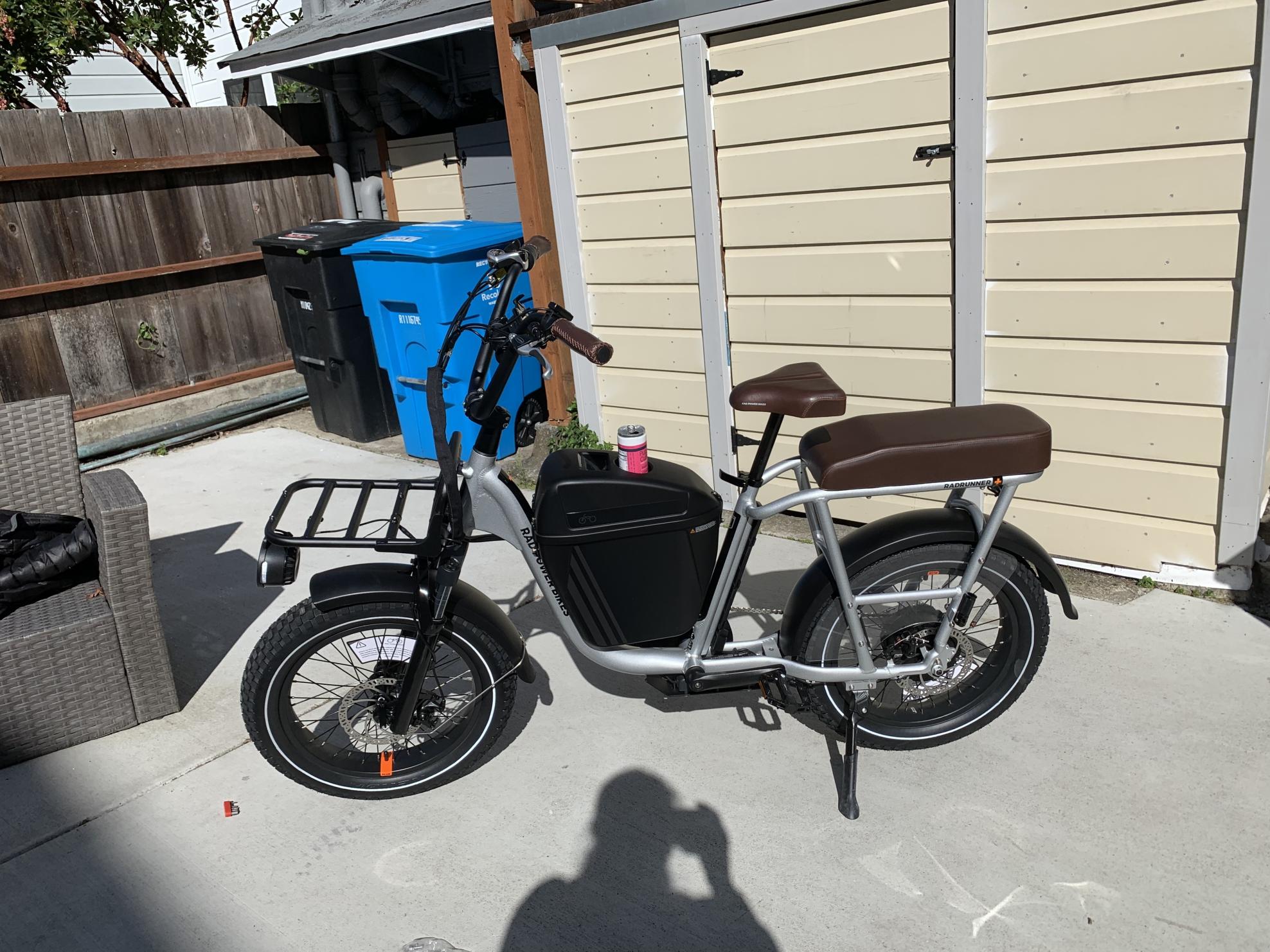 Rad Power Bikes RadRunner Plus Silver, gray or bare metal