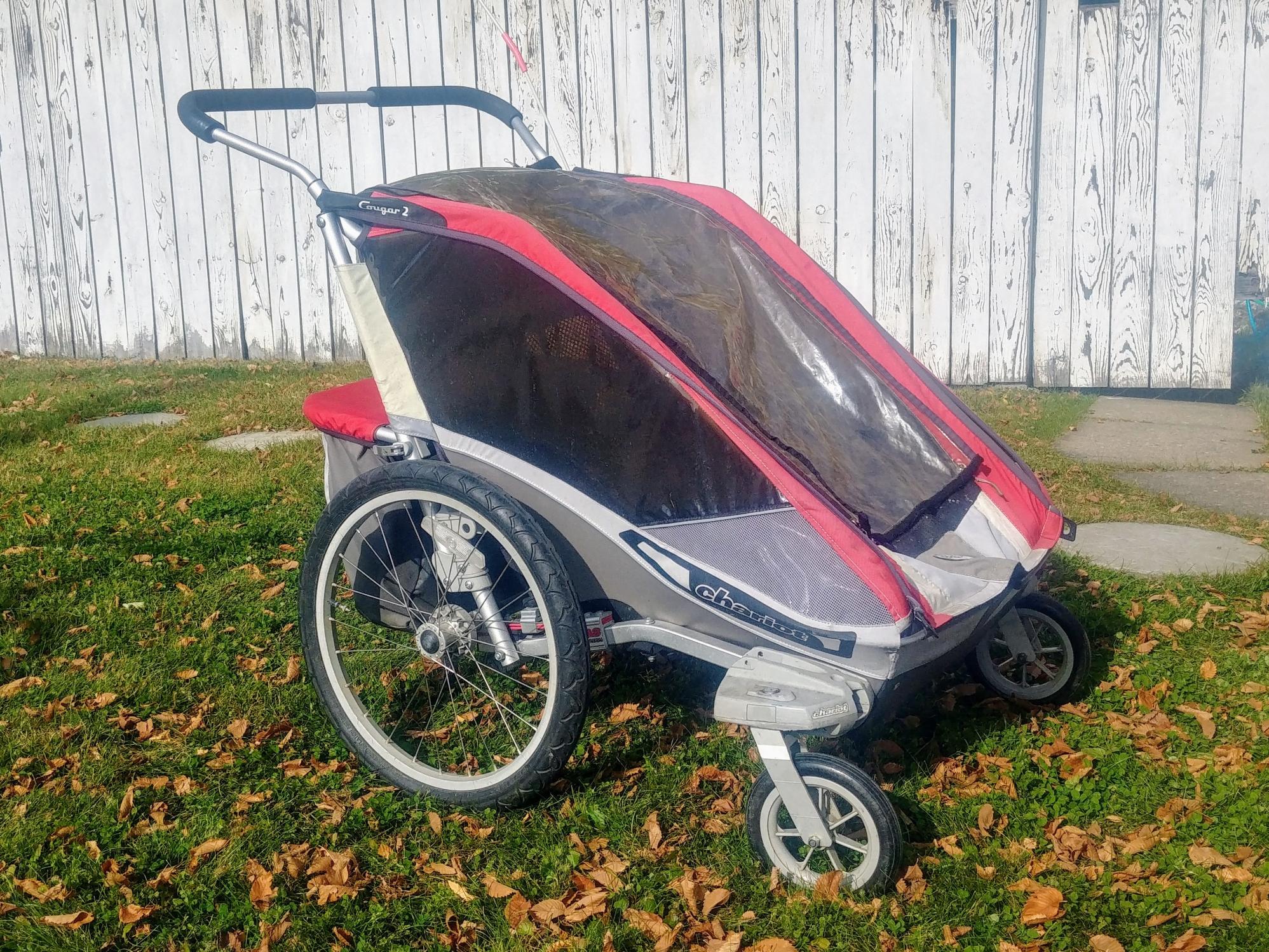2004 Chariot Cougar2 CGR2 stroller Red