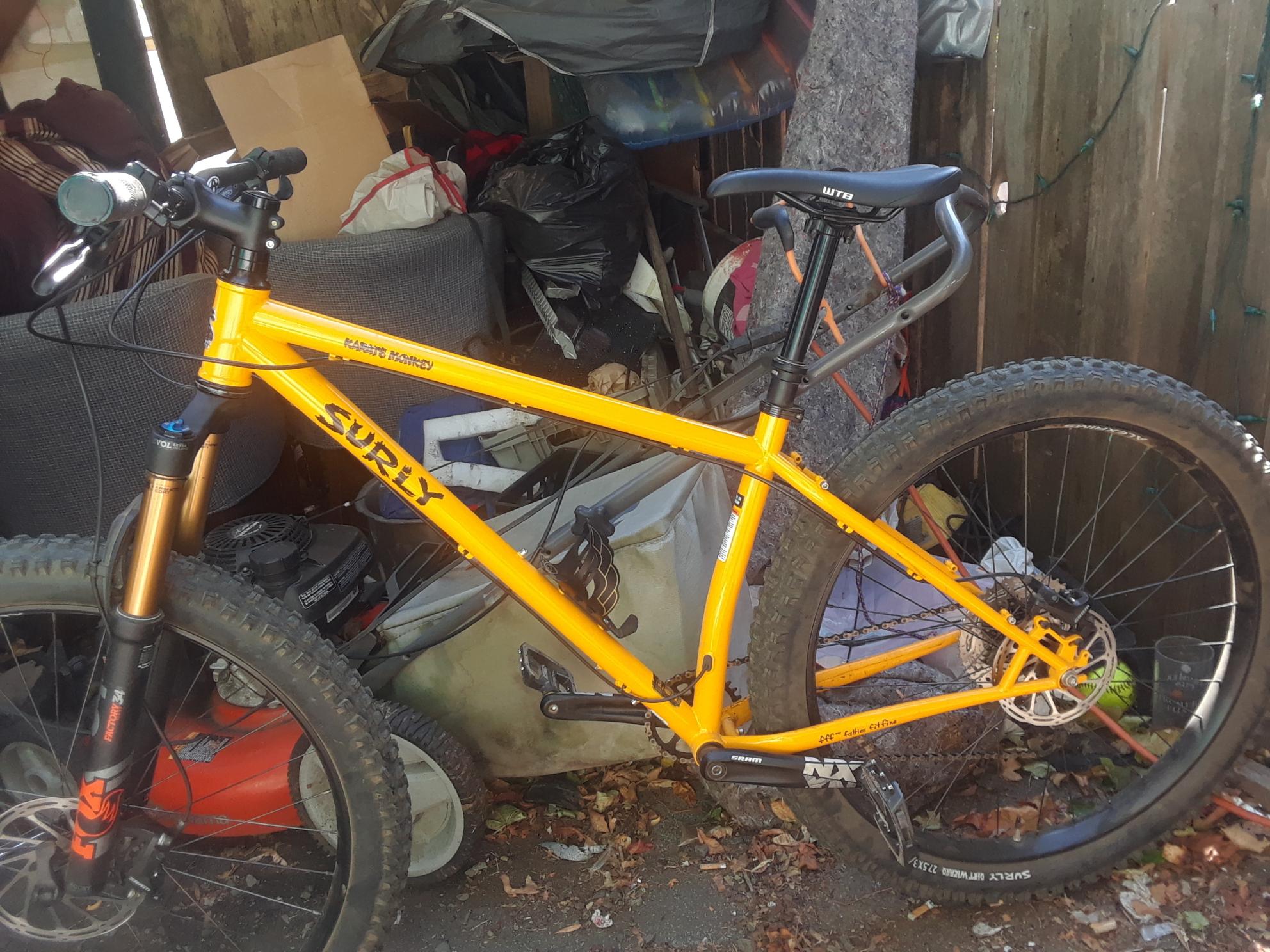 2017 Surly KARATE MONKEY Yellow or Gold