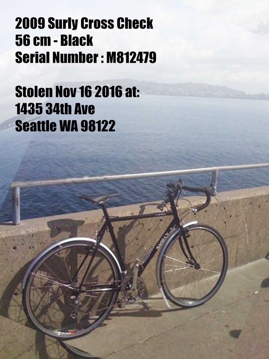 2009 Surly Cross Check Black