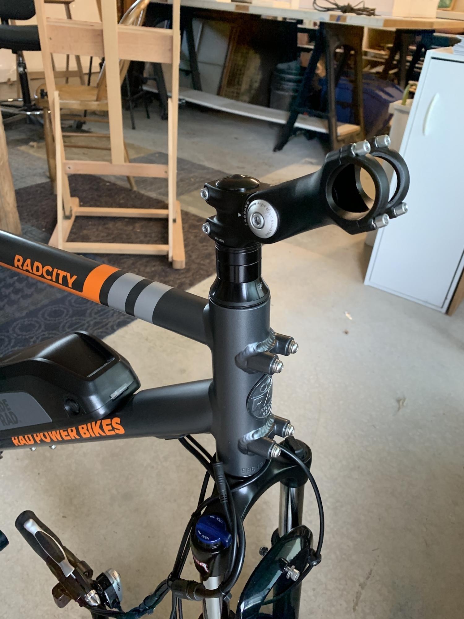 2019 Rad Power Bikes RadCity ebike Silver, gray or bare metal