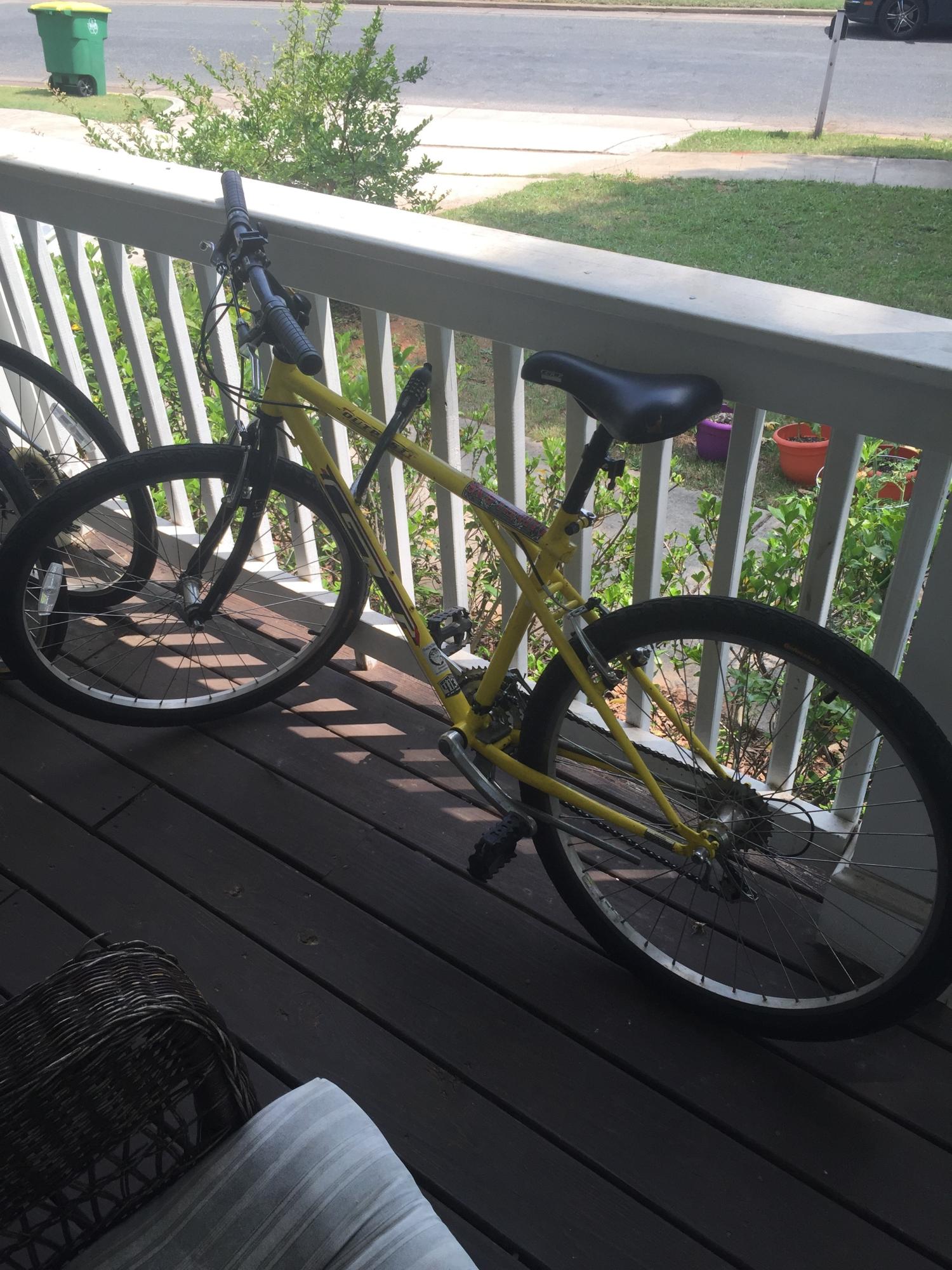 1996 GT Bicycles Hard Body Yellow or Gold