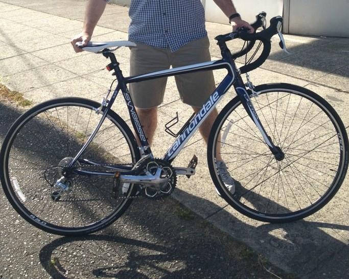 2012 Cannondale Synapse 6 Black and White