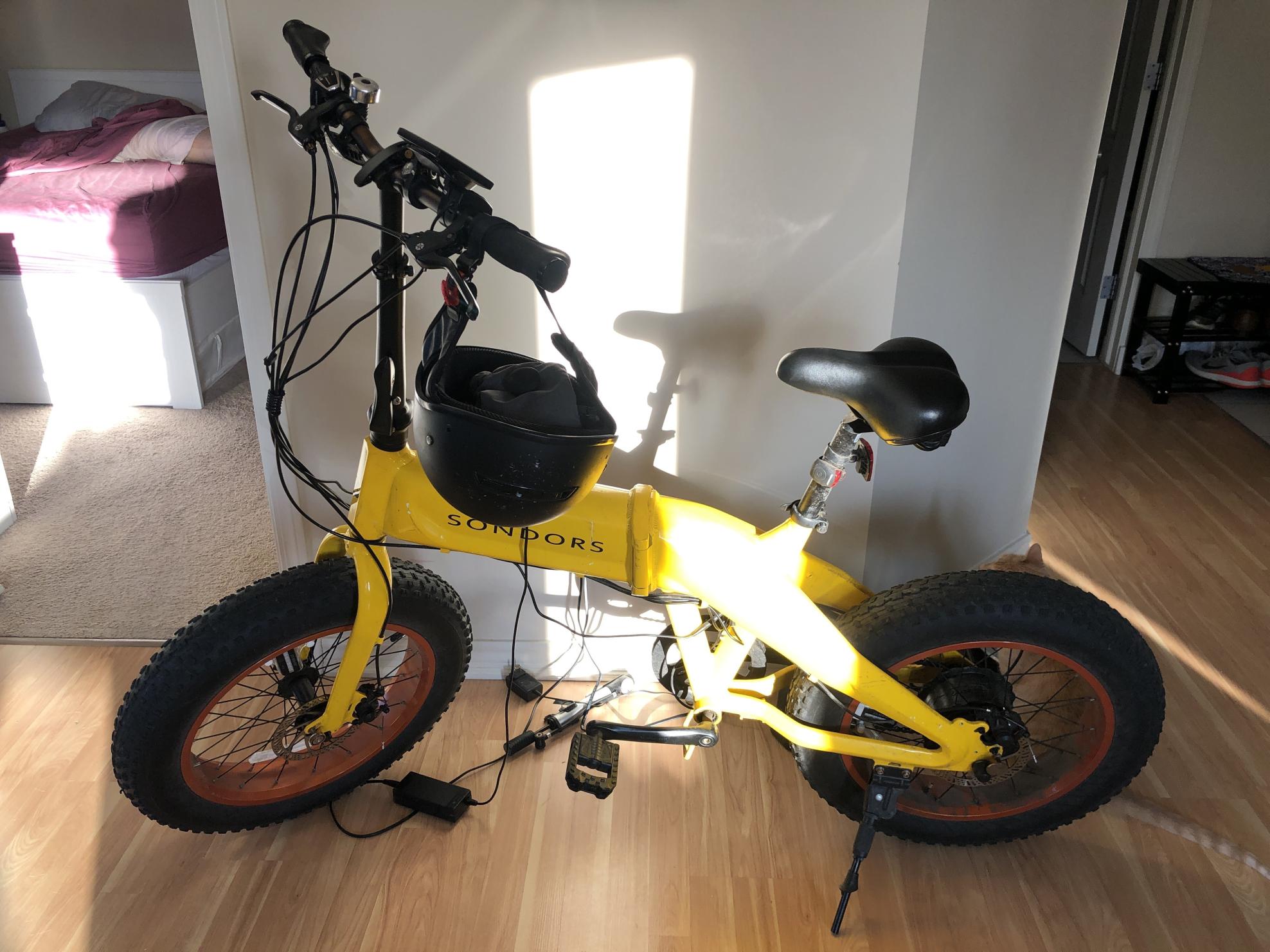 2018 Sondors Fold x 7 speeds Yellow or Gold