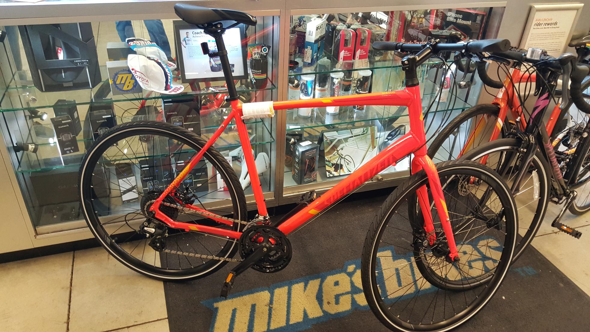 2015 Specialized Sirrus Disc Orange and Yellow or Gold