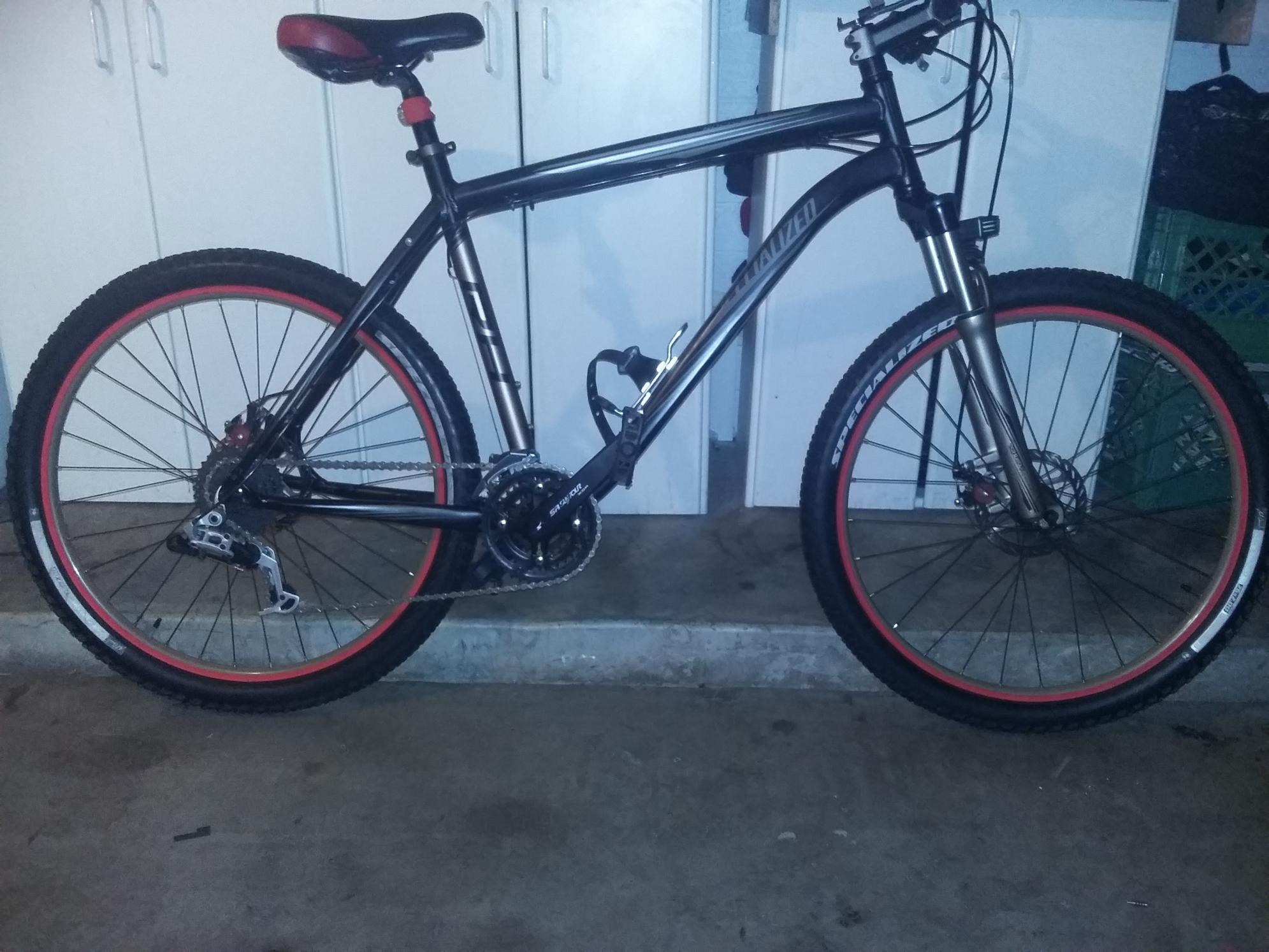 2011 Specialized Rockhopper Black and Yellow or Gold