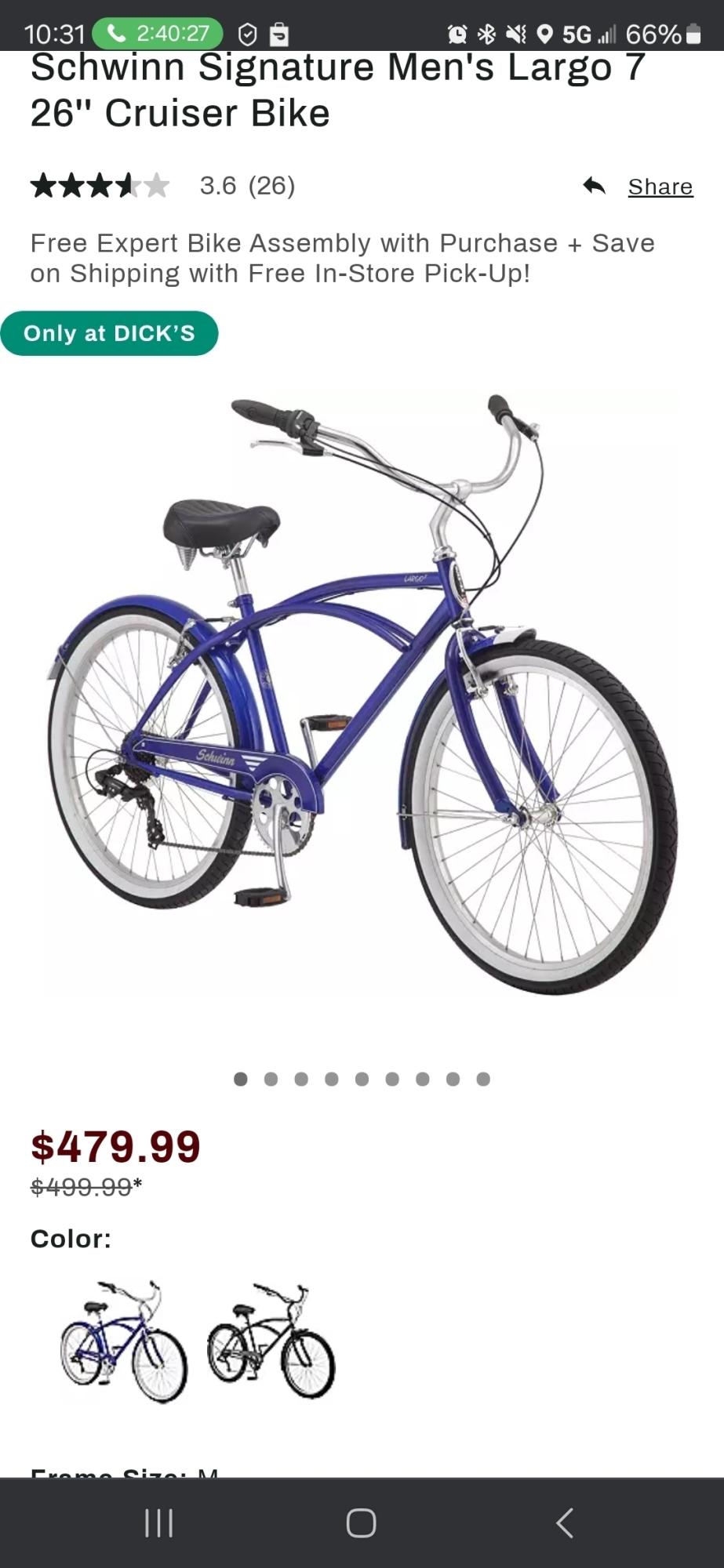 Schwinn Cruiser Ss Blue
