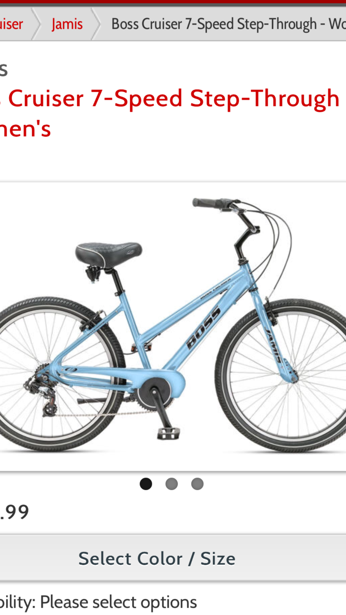 2014 Boss Jamis- female Blue