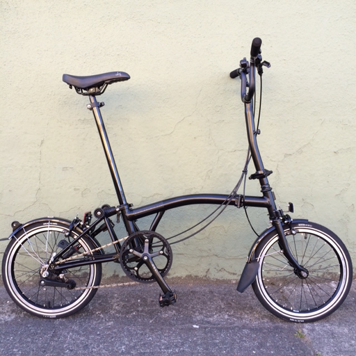 2017 Brompton Bicycle H6L Black