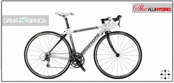 2009 Bianchi She 105 Mix  Black
