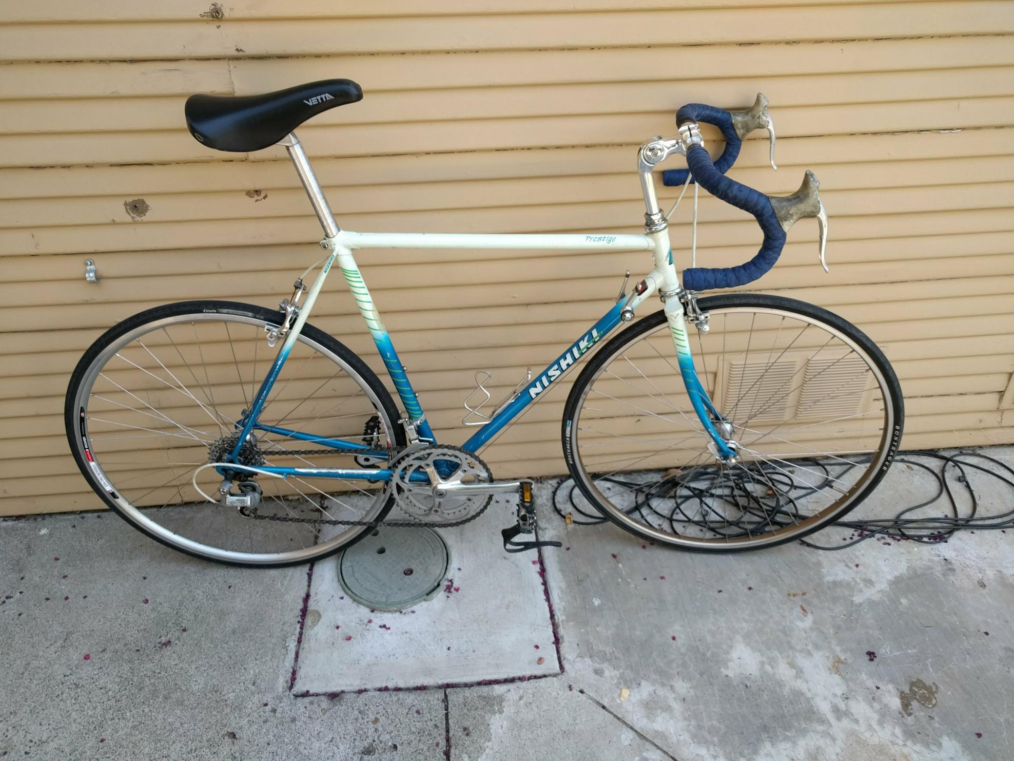 Nishiki Prestige Blue and White