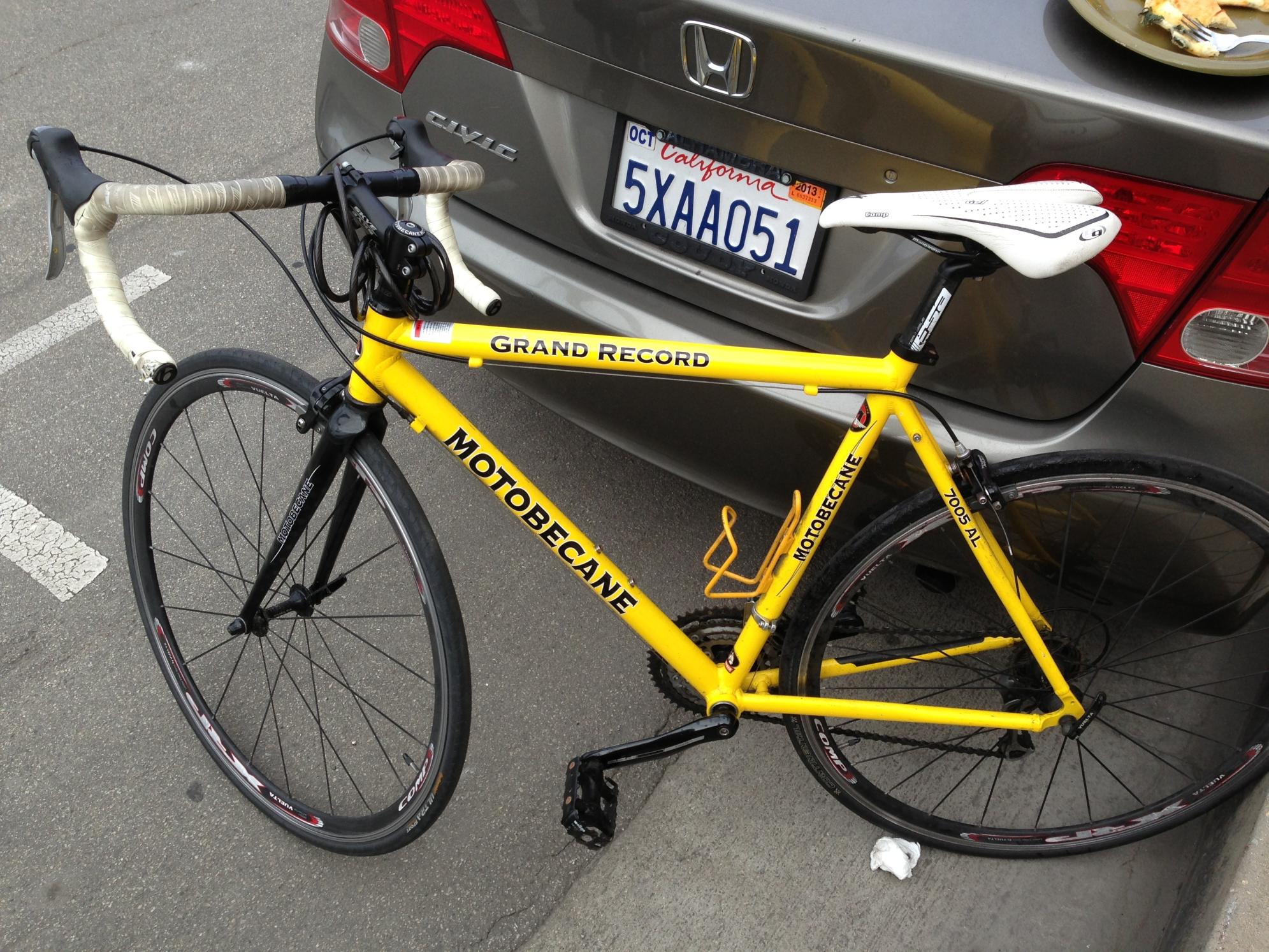 Motobecane grand record Yellow or Gold