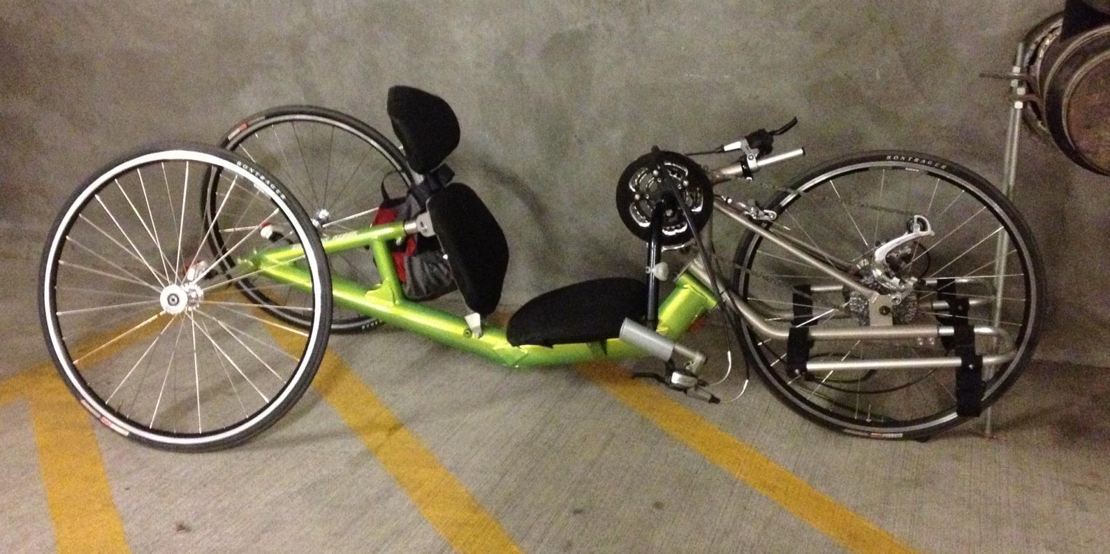 2008 Freedon Ryder Recumbent Handcycle  Black