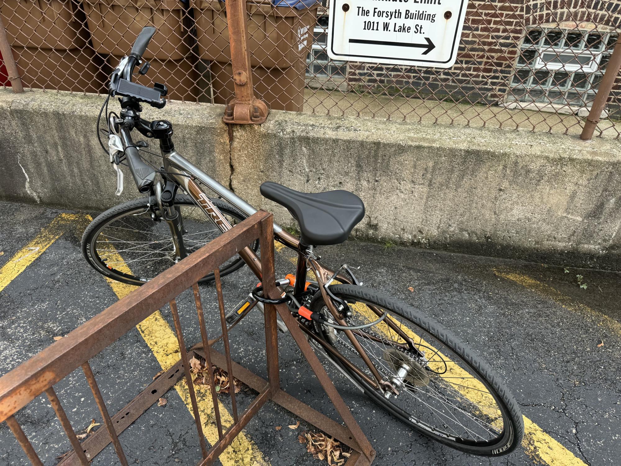 2011 Trek 7300 Brown and Silver, gray or bare metal