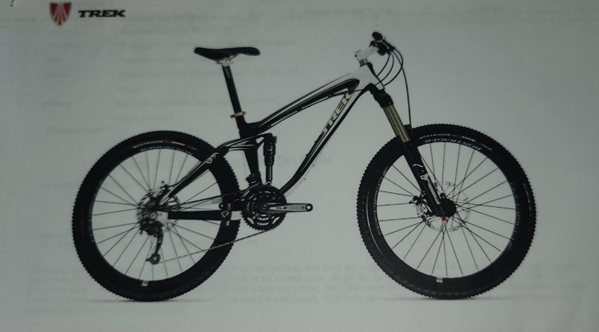 2009 Trek Remedy 7 White and Black
