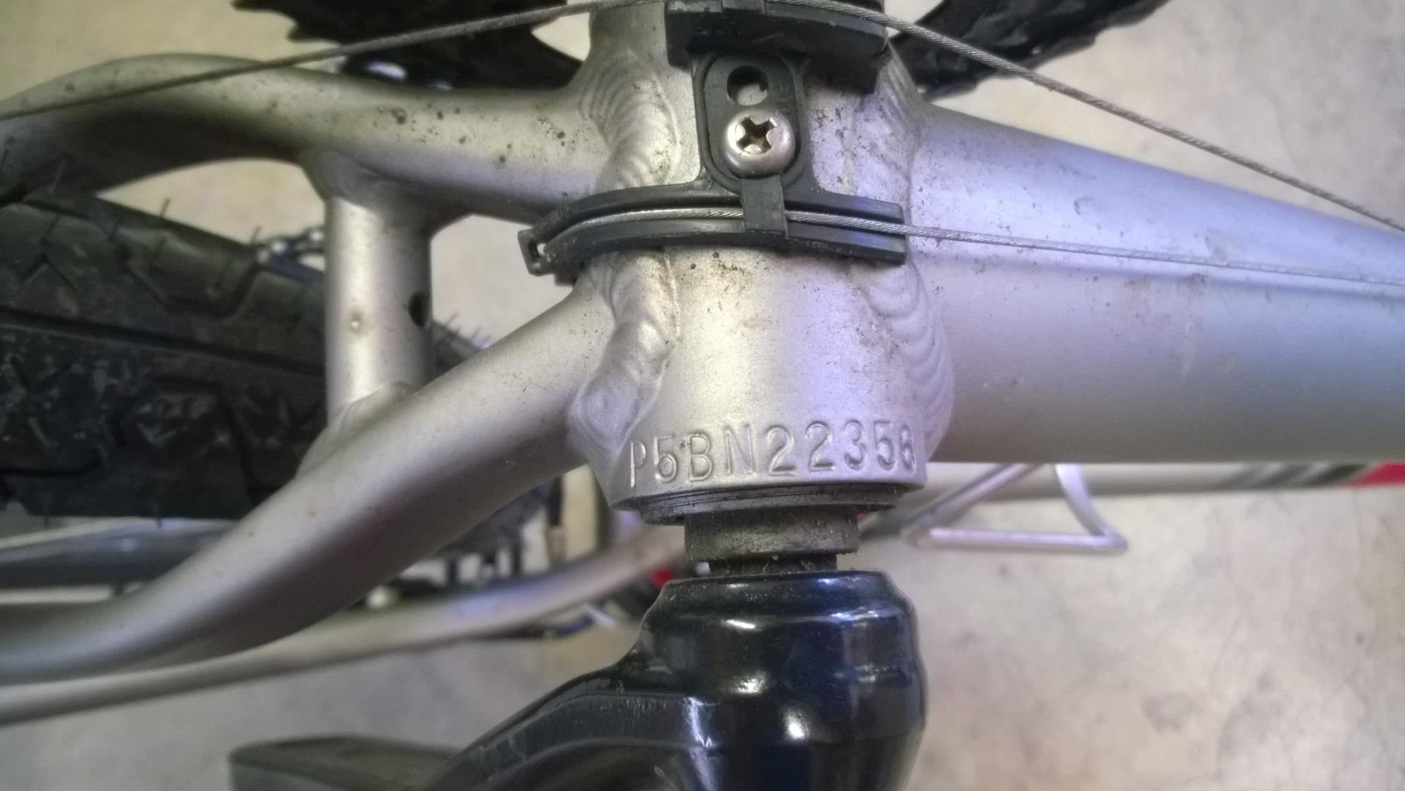 2004 Specialized Hardrock Sport Silver, gray or bare metal