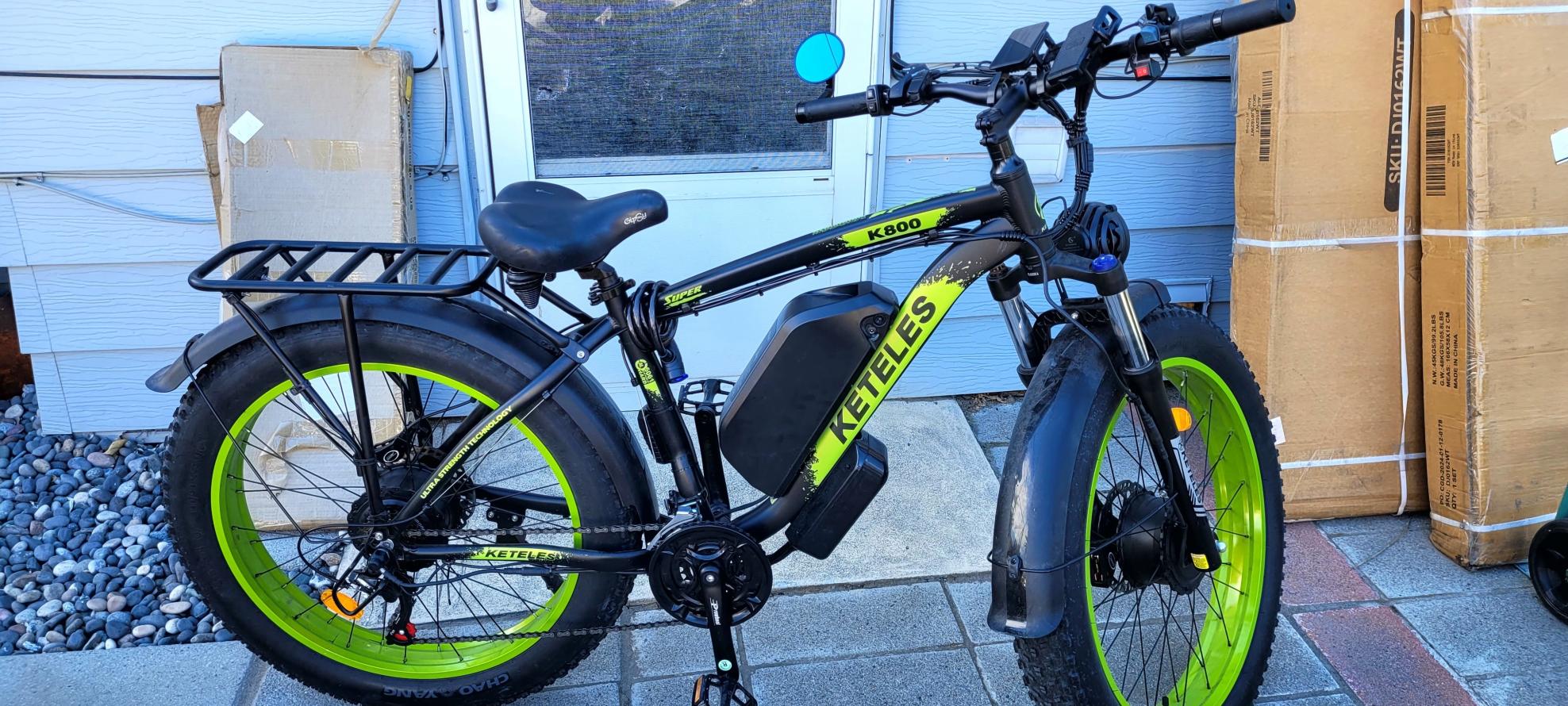 2024 Keteles K800 Black and Green