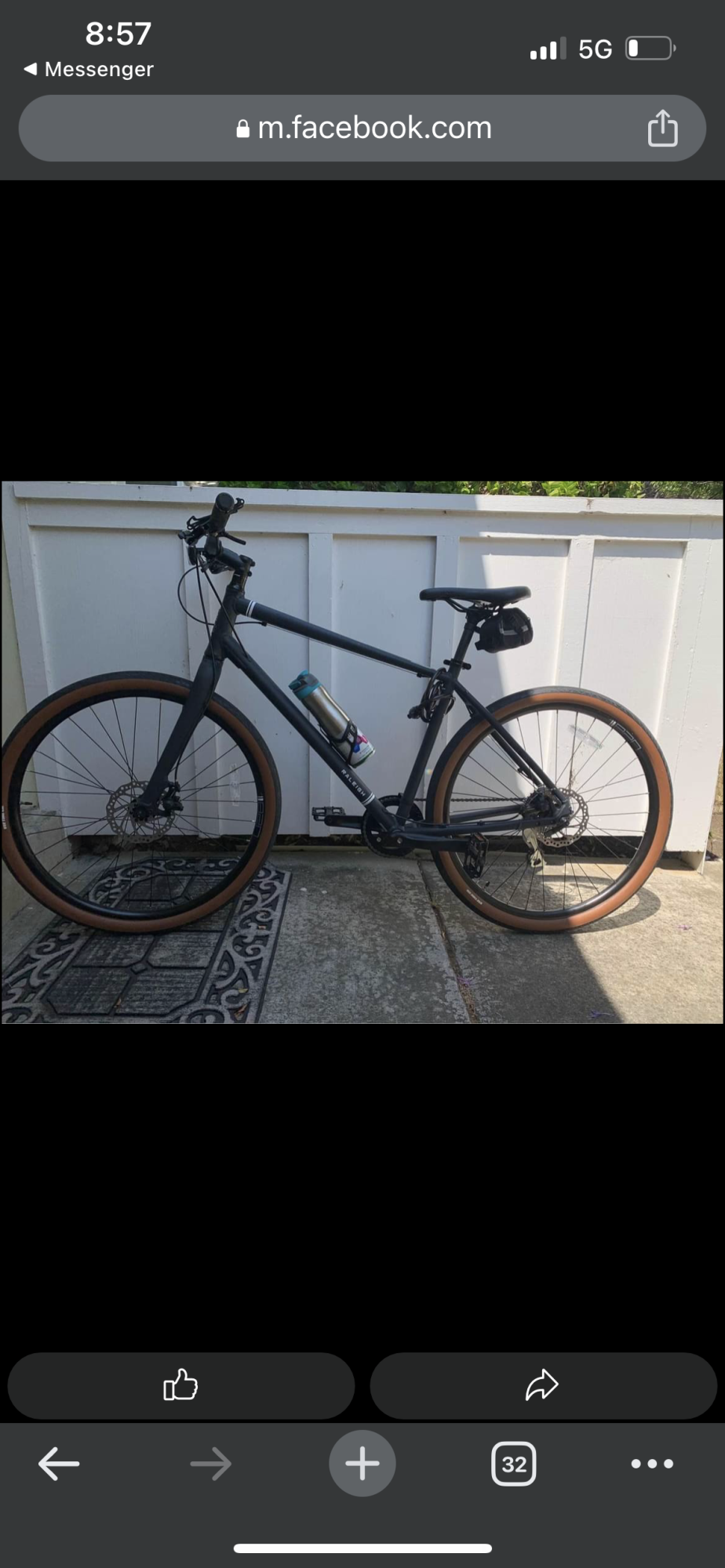 2021 Raleigh Redux 1 Black