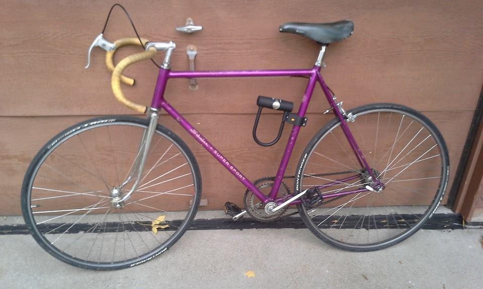 1965 Schwinn Super Sport Purple and White