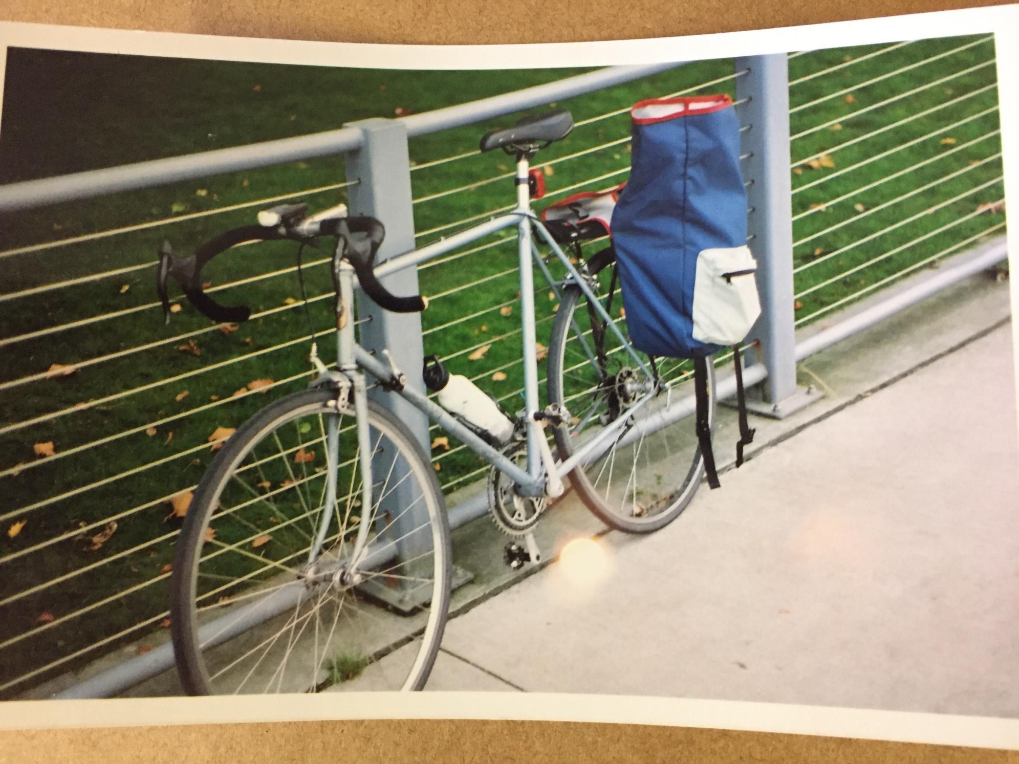 1980 Trek Blue Frame Trek, Older, Rear Wheel Blue Blue