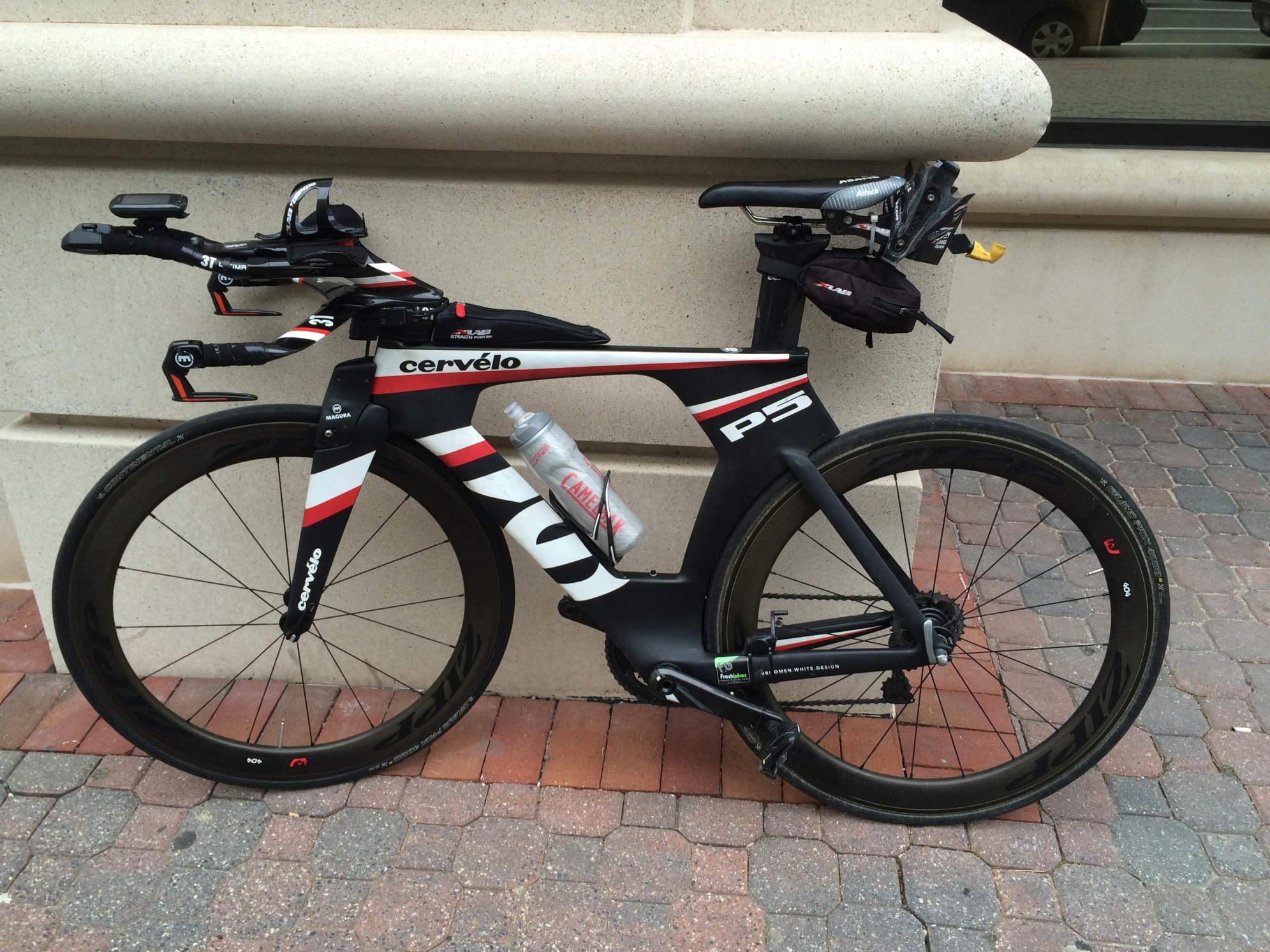 2014 Cervélo P5 Black and Red