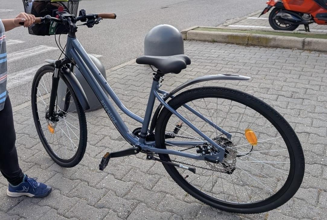 2025 Decathlon Alluminio 6061 con scavalco basso bicicletta Blue