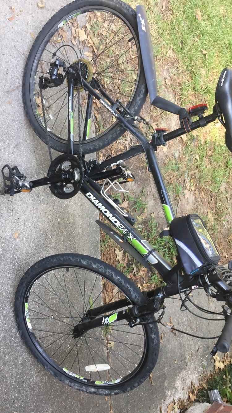 2013 Diamondback Black and Green