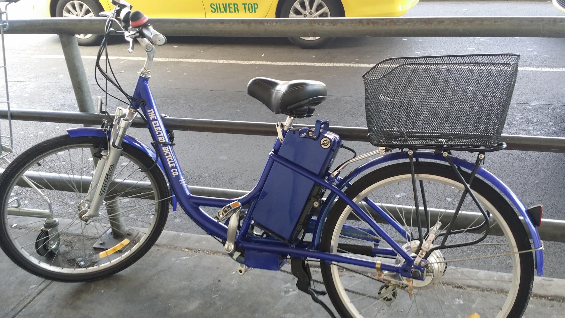 The Electric Bike Co. Cruise Step Thru Blue