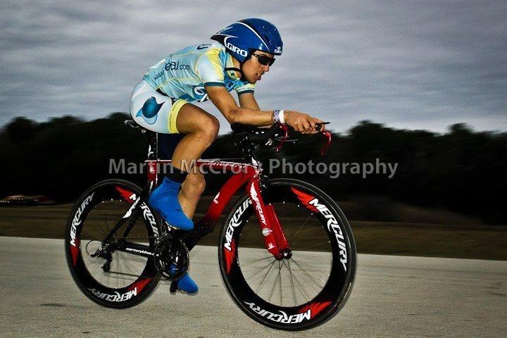 Mercury Time Trial Black, Red, and White