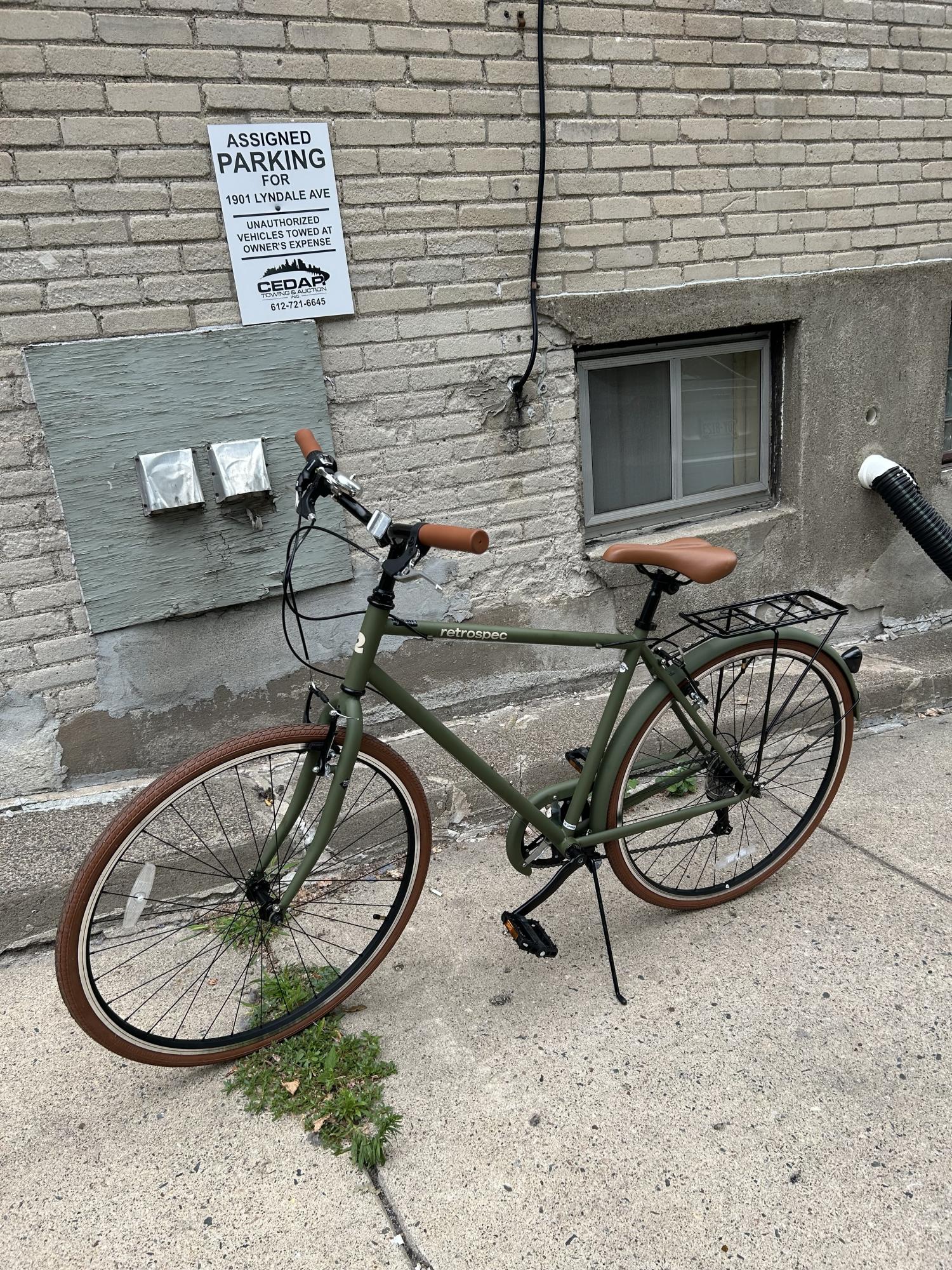 2024 Retrospec Beaumont city bike Green