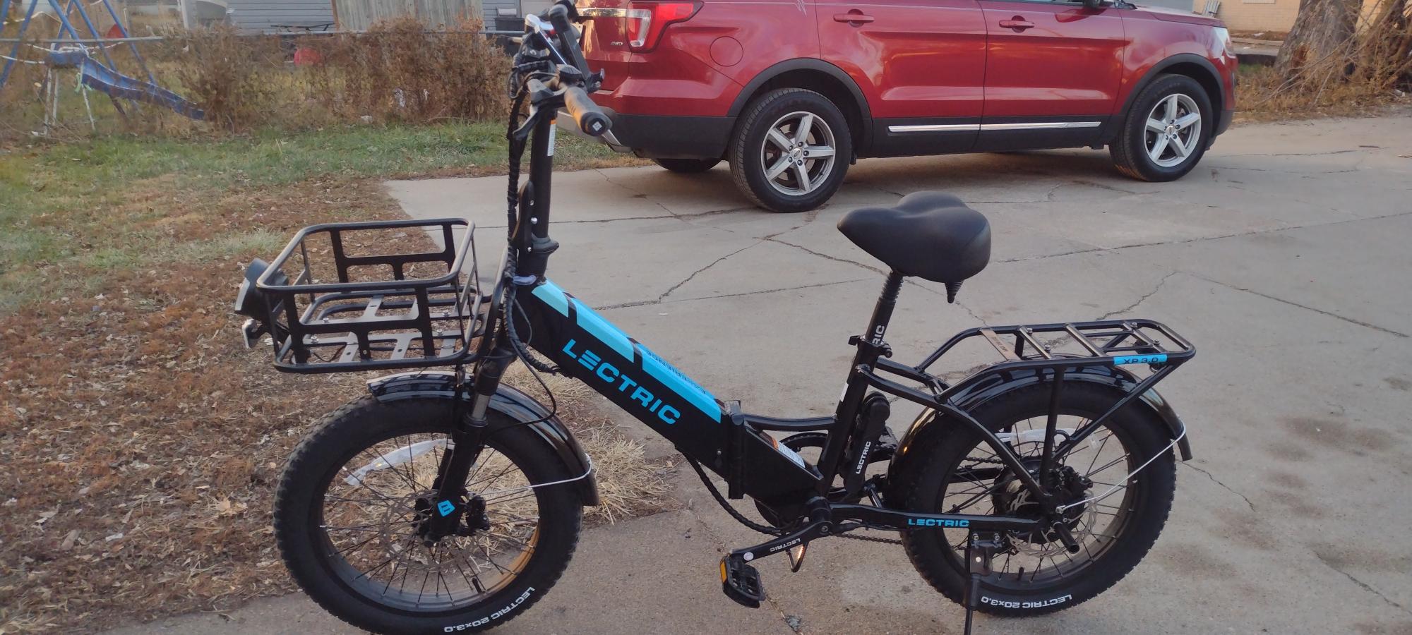 2024 Lectric eBikes Step thru Black and Blue