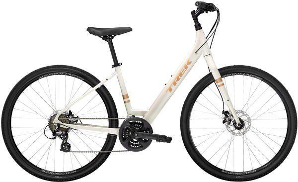 2020 Trek Verve 1 Disc Lowstep White and Yellow or Gold