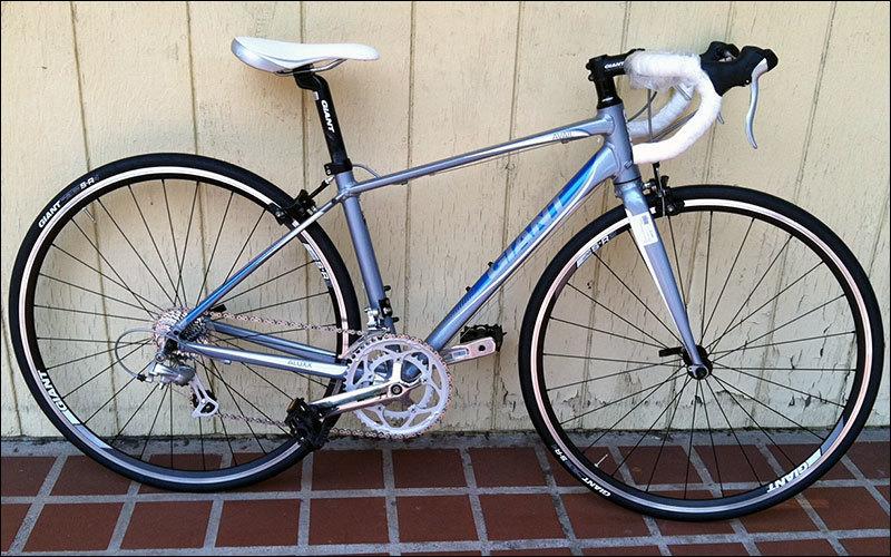 2013 Giant Avail 5  Silver or Gray and Blue