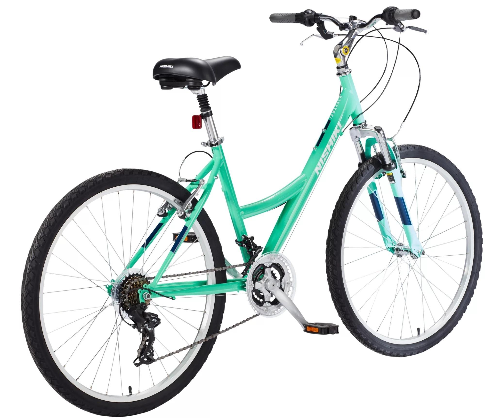 2023 Nishiki Tamarak Comfort Green, White, and Blue