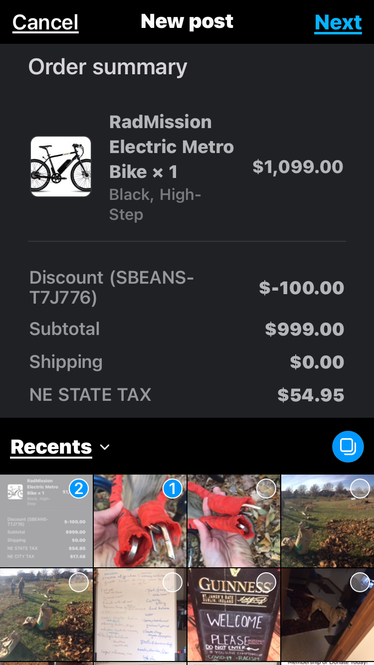 2021 Rad Power Bikes RadMission Electric Metro Black