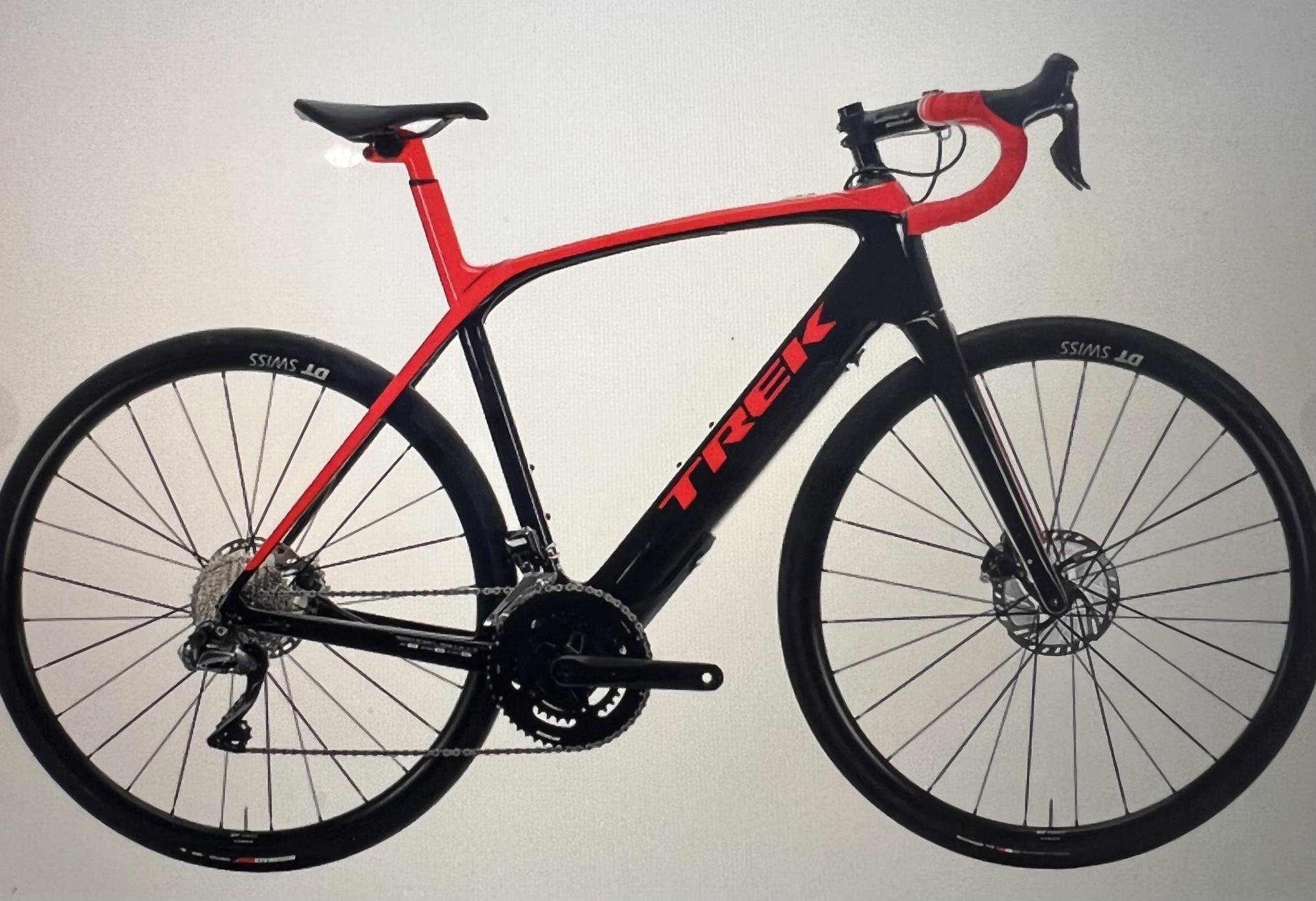 2021 Trek DOMANE + LT US 50 RADIOACTIVE RED/TRE... Red