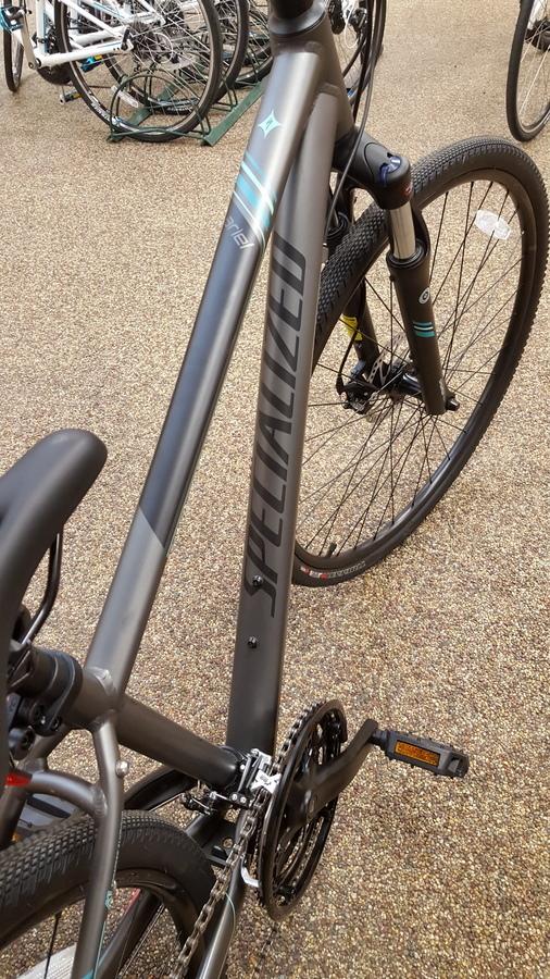 Specialized Ariel Disc Silver, gray or bare metal