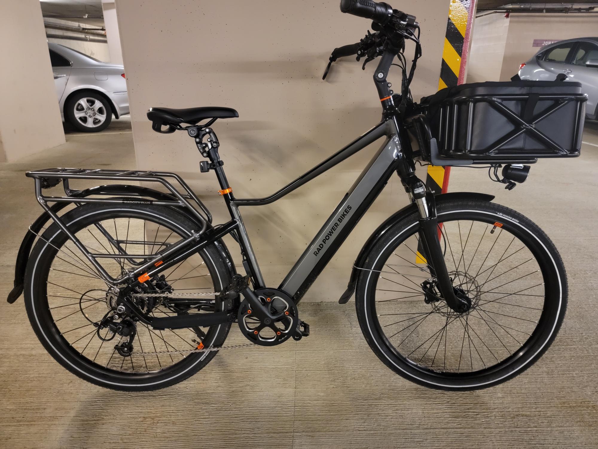 2023 Rad Power Bikes City + High Step Black