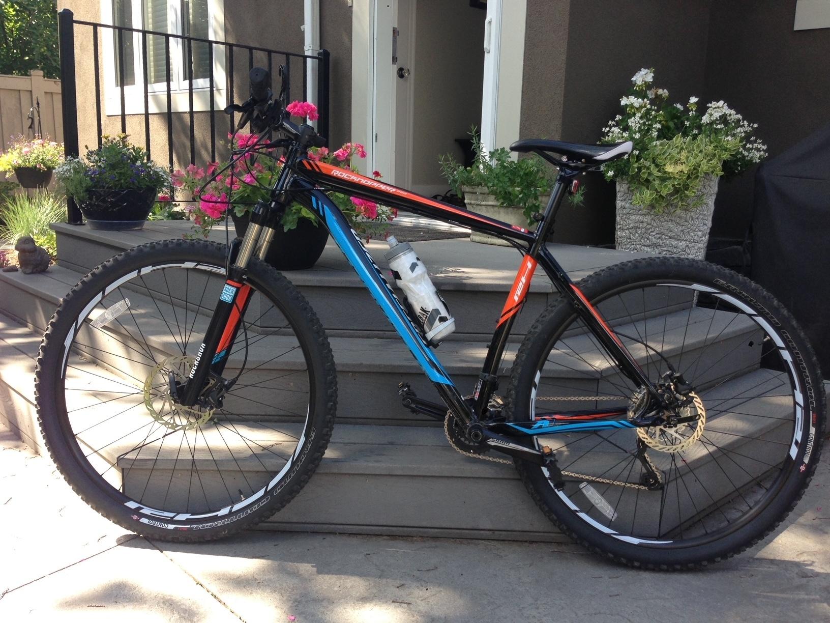 2013 Specialized Rockhopper Pro 29 Black, Blue, and Orange