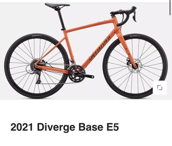 2021 Specialized Diverge E5 Orange