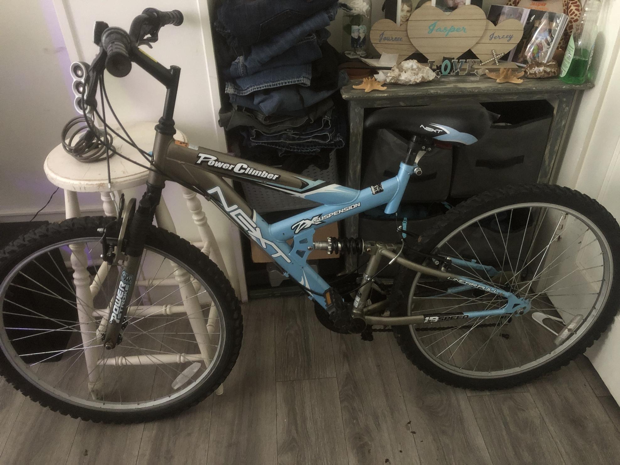 2010 Next 856795-F Blue and Silver, gray or bare metal