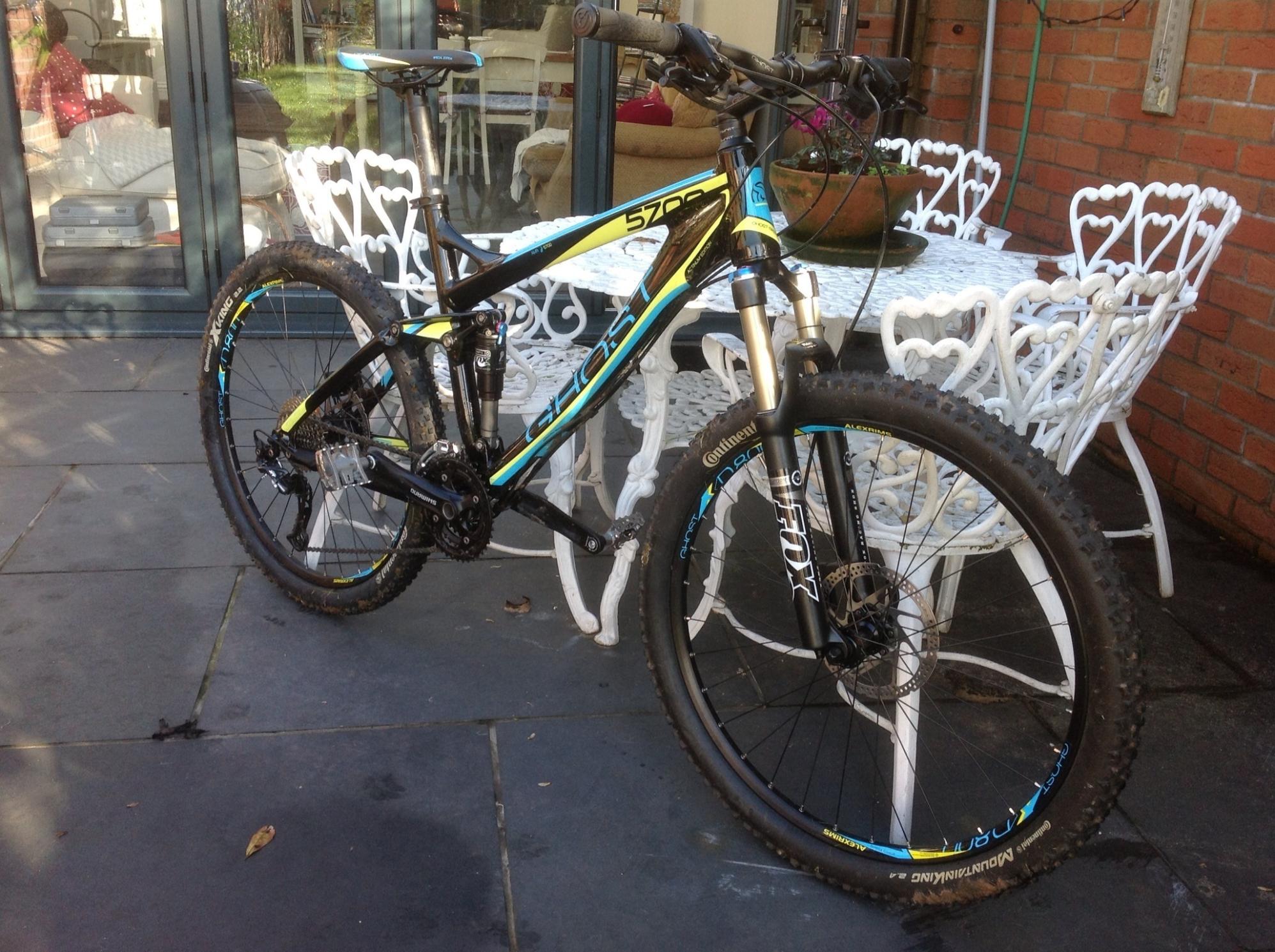 2014 Ghost Ghost AMR 5700 Black, Blue, and Yellow or Gold