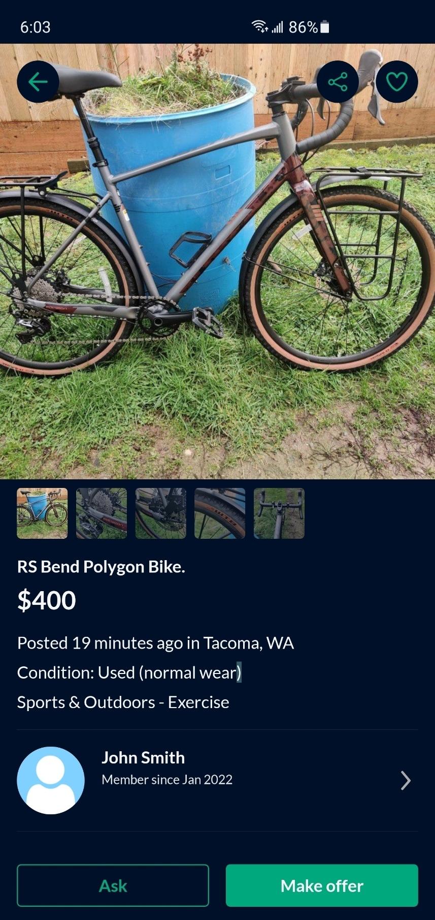 2021 Polygon Bend R5 Brown