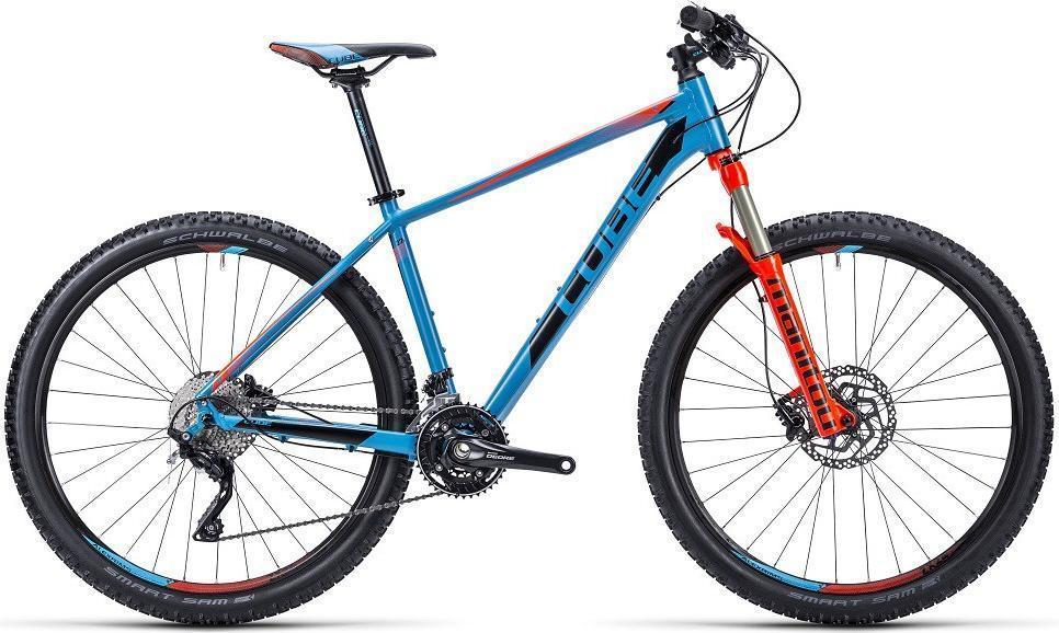 2015 Cube Acid Blue, Orange, and Red