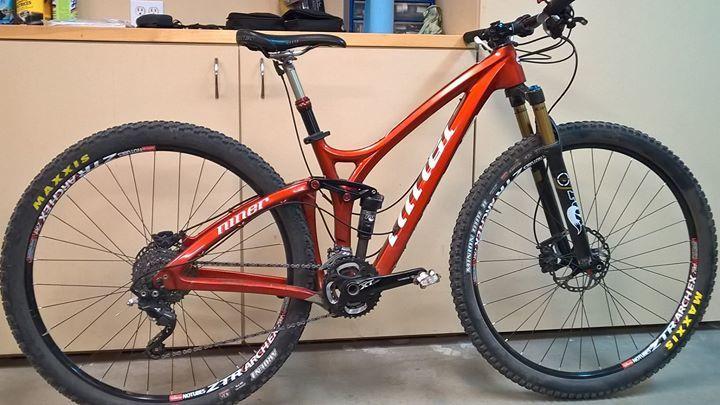 2014 Niner Jet 9 Carbon, size XS Red