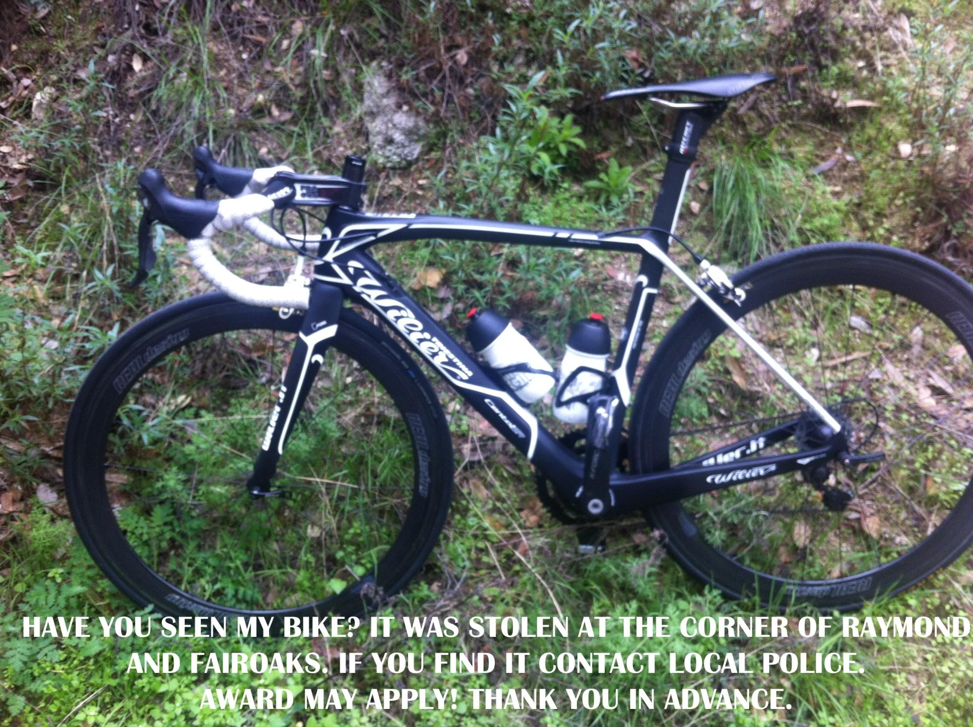 2014 Republic of China Wilier Cento 1sr, BB386 bottom bracket, size S, glossy matt CARBON FRAMESE...